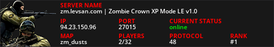 zm.levsan.com | Zombie Crown XP Mode LE v1.0