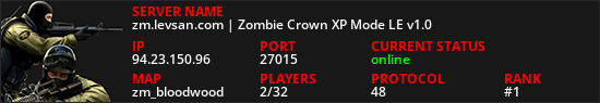 zm.levsan.com | Zombie Crown XP Mode LE v1.0